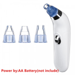 Imega n&auml;opooride vaakum elektriline mustpeade eemaldaja ekstraktori puhastusvahend 4 in 1 No Battery valge