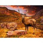 DIY 5D teemantmaali maastik S&uuml;gispuu teemanttikandid maastik Pilt kividest 20X30CM punane