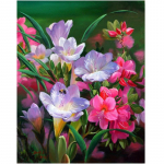 T&auml;is&uuml;mmargune/ruudukujuline 5D isetehtud teemantmaal Ilus nartsiss Teemanttikandid Ristpistekomplektid Kodukaunistus K&auml;sitsi valmistatud kingitused Round 20x30cm