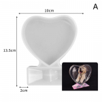 1 tk Po raami kujuga ehtet&ouml;&ouml;riist ehtevorm UV epoks&uuml;vaigu silikoonvorm 10x13.5x2cm valge