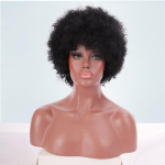 Supersuured Afroparukad naistele S&uuml;nteetilised Afro-Kinkid lokkis parukas Peotantsu Cosplay-parukas tukkidega Blondid pruunid hallid l&otilde;hkevad juuksed