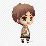 Eren Chibi Eren Yeager Chibi l&otilde;ikepildi plaastrid riietele Suured animeplaastrid Soojus&uuml;lekandega vin&uuml;&uuml;lkleebis Triikimisplaat riiete jaoks