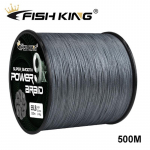 Fishing King 500M 9X p&otilde;imitud &otilde;ngen&ouml;&ouml;r multifilament 100% PE n&ouml;&ouml;r punutud &otilde;ngen&ouml;&ouml;r 3.0-0.26mm-40lb hall