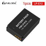 PALO LP-E12 LP E12 LPE12 liitiumioonakukomplekt Canon EOS M50, EOS M100,100D Kiss X7 Rebel SL1 laadija jaoks 1 battery