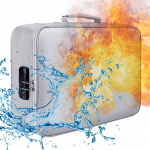 T&otilde;mblukuga tulekindel dokumendikott Tule- ja veekindel rahakoti hoiukoti korraldaja Without Lock h&otilde;be