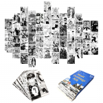 50 tk HD manga seinakleebised tapeedikomplekt anime kunsti plakati kaunistus ilus pilt s&uuml;nnip&auml;eva kingitus