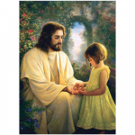 DIY 3D teemantmaal Jeesuse tikandid Ristk&auml;sit&ouml;&ouml; Stitch Kodukaunistus Full Round 20x25CM