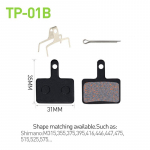 2 paari MTB jalgratta h&uuml;draulilist ketast poolmetallist piduriklotsid Shimano SRAM AVID HAYES Magura ZOOM jalgrattaosa jaoks 01B