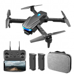 YLR/C S85 RC drooni RC nelikkopter koos takistuste v&auml;ltimise funktsiooniga peata režiimis &uuml;he nupuga start 4K dual camera-2 battery must