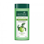 Rohelise &otilde;unaga &scaron;ampoon-palsam (180 ml), Green Apple Shine & Gloss &scaron;ampoon ja palsam, Biotique 180ml