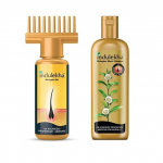 Indulekha Bhringa juukse&otilde;li, 100 ml ja Indulekha Bringha juuste v&auml;ljalangemisvastane &scaron;ampoon 100 ml