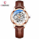 Uus TOP-br&auml;ndi luksuslik karbiga naiste k&auml;ekell naiste vabaaja helendavad veekindlad automaatsed &otilde;&otilde;nsad naiste mehaanilised k&auml;ekellad