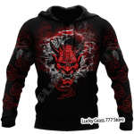 Kevad-s&uuml;gis Meeste Pusad Pusa 3D Prindiga Reaper Skull Ingel Ja Deemon Mees Riietus Mood vabaaja Pullover Kampsun Meeste S