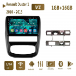 Androidi autoraadio Renault Duster 1 jaoks 2010&ndash;2015 Nissan terrano 2014&ndash;2020 multimeediumipleier WIFI GPS-navigatsioon 1+16 GB