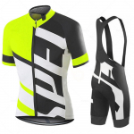Meeste spordir&otilde;ivad, suvemeeskonna jalgrattas&auml;rkide komplekt, l&uuml;hikeste varrukatega jalgrattariided, suvine maanteeratta vorm Maillot Ciclismo Hombre XS
