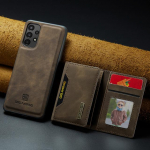 Stand Function Nahast telefoni&uuml;mbris Samsung Galaxy A13 4g A 13 5g A52s A53 A73 A33 A23 A52 kaardihoidja mobiiltelefoni kate for Galaxy A52 4G kohv