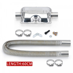 60cm 100cm 120cm 150cm 200cm 250cm 300cm &otilde;hkdiisel seisuk&uuml;tteseade roostevabast terasest v&auml;ljalasketoru toru gaasi ventilatsiooni voolik auto veoauto kaubik