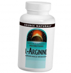 Arginiini kapslid, L-arginiin, Source Naturals 100 kapslit (27355013) 100caps