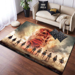 Anime Attack on Titan libisemiskindlad vaibad Suured elutoa vaibad Mugavad vaibad Pehme p&otilde;randamattide vaibad magamistoas 80cm x 120cm