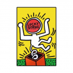 Keithi kunstin&auml;itus Abstraktne plakat Haring Popkunsti Prindid &Otilde;nnelik kleebis S&uuml;da Pilt L&otilde;uend Maaligalerii Seinadekoratiiv Ilma raamita 50*70cm