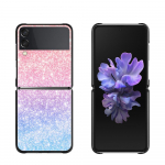 Guscio telefoni&uuml;mbris Samsung Galaxy Z Flip 3 Z Flip3 5G ZF Hrad &uuml;mbris Capa Shell Cover Fundas Roosa armastuse v&auml;rviline prindimuster Samsung Z Flip