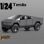 1:24 skaalaga Cybertrucki mudeli pikapi sulamist auto survevalu metallist m&auml;nguasi, tagasit&otilde;mmatavad tulede ja muusikaga elektroonilised m&auml;nguasjad lastele kingitus 23.5x8.5x8.5cm