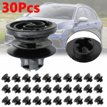 30 tk auto uksekaardi hoidiku trimmipaneeli klambrid VW Volkswagen Jetta Golf Mk4 Passat B5 Push-Type sisemuse neetide kinnitusklambri jaoks must