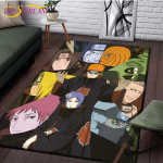 Anime Naruto libisemiskindlad vaibad elutuppa Mugav vaip Pehme p&otilde;randamatt Magamistoa vaibad Matiala Vaibad kodu Suur karvane matt 80cm x 120cm