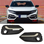 Honda Civicu luukp&auml;ra jaoks &ndash; auto esip&otilde;rkeraua udutulelaterna raami kate Udutule udutule katte kaas 1pc left white