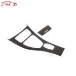 BMW E90 3. seeria 2008-2012 jaoks ABS-i s&uuml;sinikkiust autokonsooli k&auml;iguvahetuspaneeli raami katte katte dekoratiivsed kleebised sisemus A