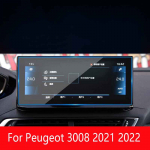 Peugeot 3008 -2022 Autole GPS-navigatsiooni LCD-ekraani karastatud klaasist kaitsekile Auto interj&ouml;&ouml;ri kriimustusvastane kile