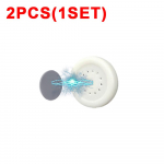 Tugevad magnetkonksud Seinakinnitus kaotsiminekuvastase magneti hoidik kaugjuhtimispuldi jaoks K&uuml;lmkapi kleebis Kodu organiseerimiskonks 2Pcs-(1Pair) valge