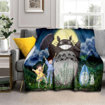 Minu naaber T-Totoro Anime multifilmi tekk, pehme tekk koju Magamistoa voodi diivan Pikniku reisikontori kattetekk lastele 150cm x 180cm