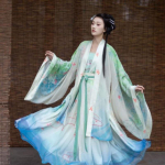 Hiina Hanfu Fairy igap&auml;evane plisseeritud seelik naiste &uuml;likond L