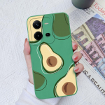 Telefoni&uuml;mbris Vivo V9 V19 Neo V20SE V21E V23E V25E V27 Pro Z1 Z3 Z5X Fashion Flower Avokaado kaitsev pehme silikoon Vivo telefoni kaane kaitseraua jaoks Vivo V19