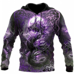 Kevads&uuml;gisene draakoni ja tiigri t&auml;toveeringud 3D Prindiga Unisex Deluxe Hoodie Meeste dressipluus T&auml;navar&otilde;ivad Pullover vabaaja jope dressikas 5XL