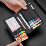 Lihtsus Mood P&auml;risnahast kaardid Rahakotid Meeste &Otilde;hukesed krediitkaardihoidjad &Otilde;hukesed ID VIP-kaardi hoidik &Uuml;likond &Auml;rimeeste aksessuaarid must