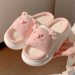 Armsad sea sussid naistele aastaringselt hingavad avatud varbaga kodusussid Unisex jaoks Kvaliteetsed Mop Kodusussid Lovely 36-37 roosa