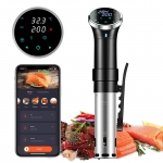 Nutikas Sous Vide pliit, Wifi Cook 1100 W t&auml;ppiskeedukott, temperatuuri seadistus 25&ndash;95 &deg;C + taimer, IPX7 veekindel, ideaalne &otilde;htus&ouml;&ouml;kide valmistamiseks