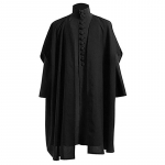 Severus Snape Cosi komplekt V&otilde;lur Kooli &otilde;petaja Professor Snape Cos Mantel pikk jope komplekt Mehe keskaegne gooti kost&uuml;&uuml;m Halloweeni kost&uuml;&uuml;m S must