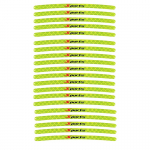 20 tk Autokleebised Auto Moto Decor auto Mootorratta ratta helkurribad V&auml;rvilised rummu kleebised Universaalne &ouml;&ouml;vedu ratas 20pcs