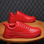 MCTIN Couples platvormkingad Naiste vabaaja n&ouml;&ouml;rkingad, &uuml;hev&auml;rvilised k&otilde;ndimistossud meestele 37 punane