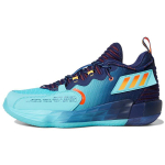 Adidas Dame 7 EXTPLY GCA Tumesinine Meeste Tennised Pulse-Aqua Solar-Red GV9878 47⅓ blue