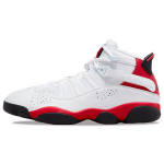 Air Jordan 6 Rings Cherry Meeste tossud Valge Must University-Red 322992-126 45