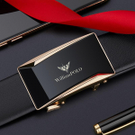 Emperor meeste nahast rihm, automaatne pandlaga &auml;ririhm Meeste puhtast veisenahast v&ouml;&ouml; meeste v&ouml;&ouml; 125cm