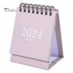 2023-2024 Mini lauakalender Plaan Raamat Spiraalm&auml;his Lehek&uuml;lje p&ouml;&ouml;ramise kuup&auml;eva salvestamine 17 Kuukalender h&ouml;&ouml;veldamiseks S&uuml;ndmuste logi Aasta 2024 kalender valge