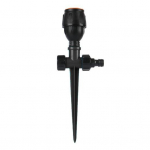 360 p&ouml;&ouml;rleva statiiviga sprinkleris&uuml;steem teleskoopne automaatne kastmisvihmut suure aia aia jaoks sinine