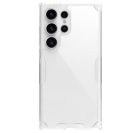 Nillkin Samsung Galaxy S24 Ultra Case Nature TPU Pro l&auml;bipaistva pehme silikoonkaanega l&auml;bipaistva &uuml;mbrise jaoks Samsung Galaxy S24 Ultra valge