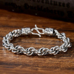 Vintage k&auml;ev&otilde;ru Meeste moeomadused Minimalistlik moe isiksus K&auml;si dupleks lukustus Kuue s&otilde;na t&otilde;de 22cm