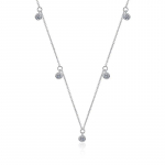 D V&auml;rv 0,5 ct Luksuslik moissanite kalliskivi ripats &uuml;mmargune l&otilde;ige 100% 925 h&otilde;bedane kaelakee peenele ehtepeole total 0.5ct